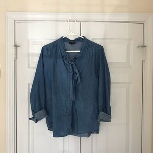 The Limited Denim Top